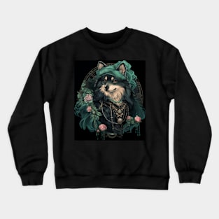 Enchanted Pomsky Crewneck Sweatshirt